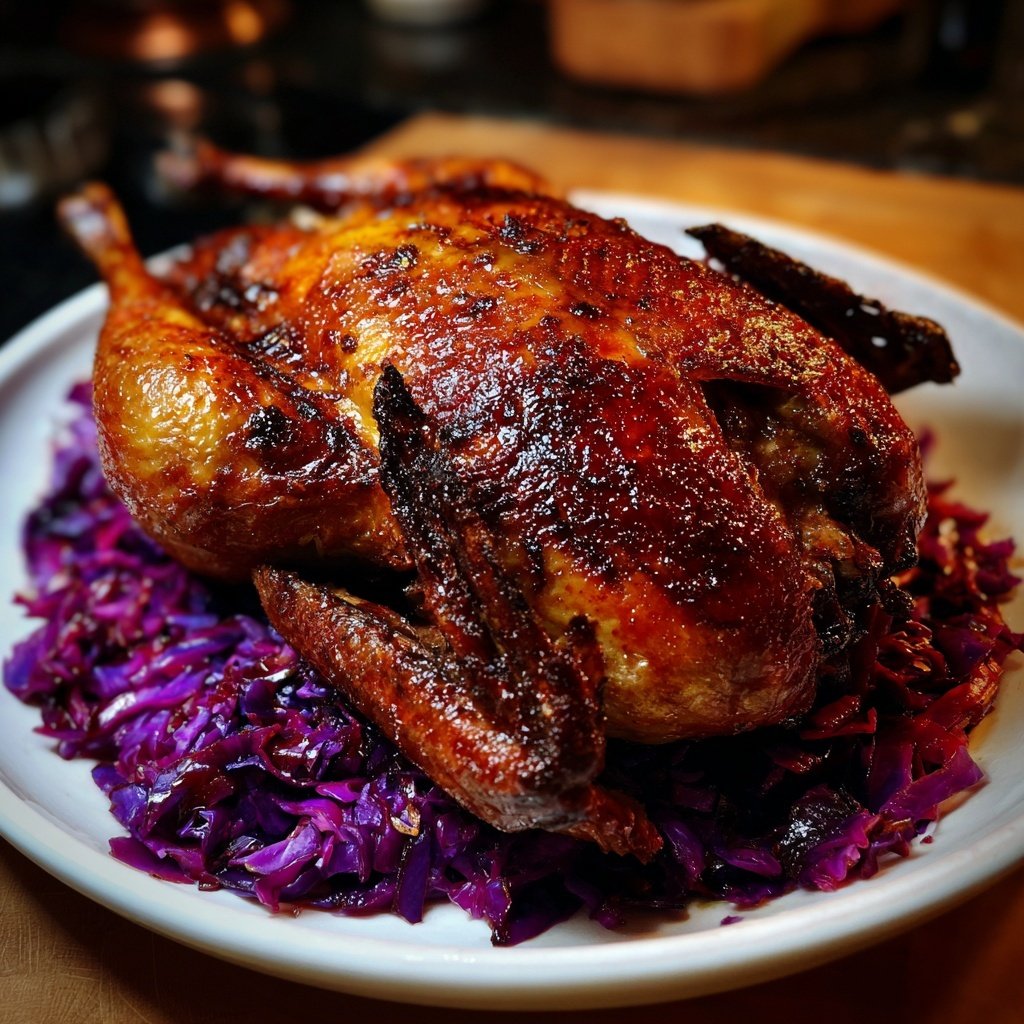 Saisonal & Festlich Weihnachtsgans mit Rotkohl