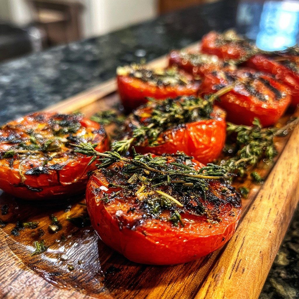 Gegrillte Tomaten Mit Kräutern