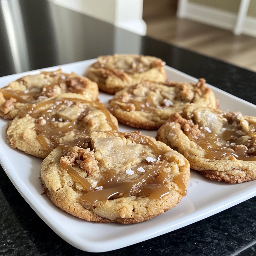 Cookies mit Salzkaramell