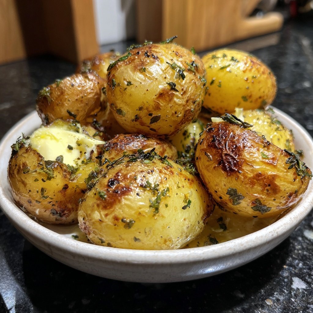Ofen Kartoffeln Mit Kräuterbutter