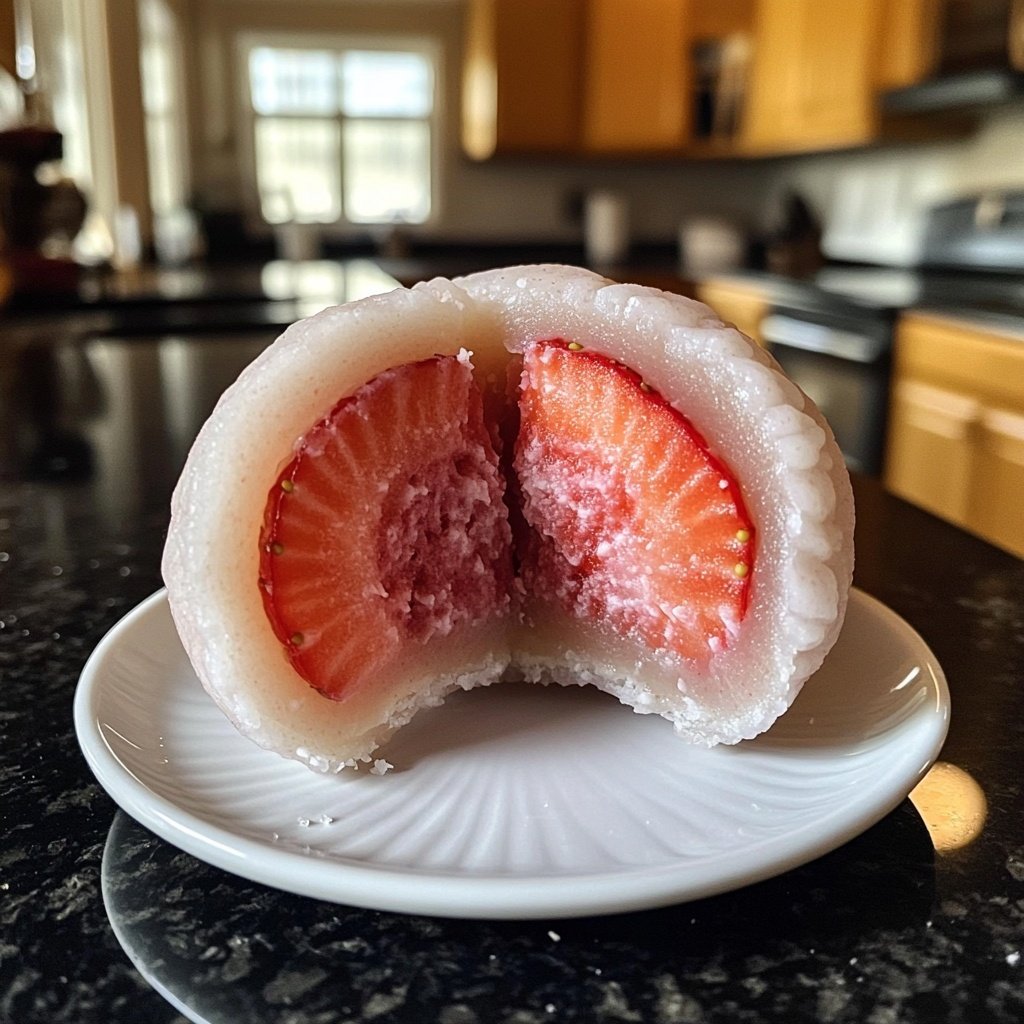 Erdbeer-Mochi