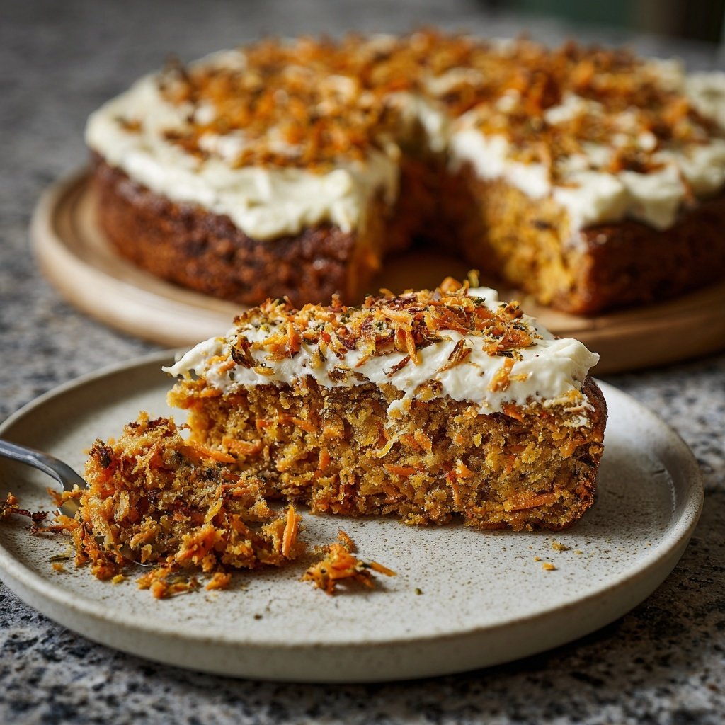 Karottenkuchen Mit Quark Teig