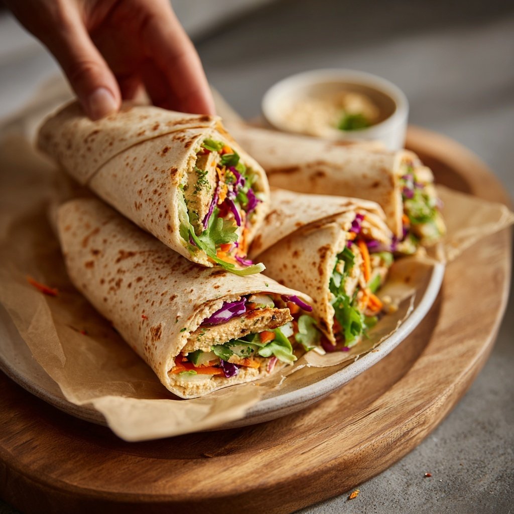 Wraps mit Hummus