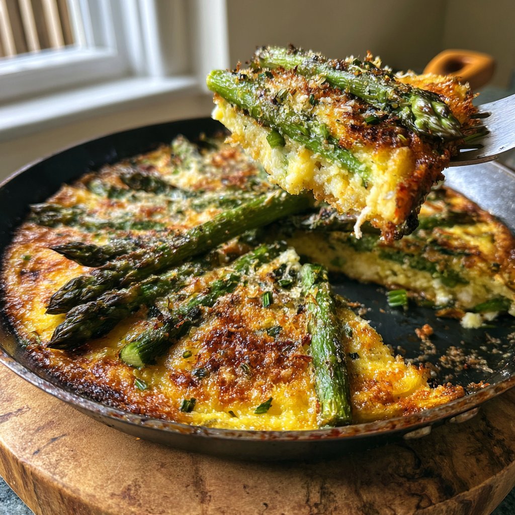 Grüner Spargel Pfanne Mit Parmesan