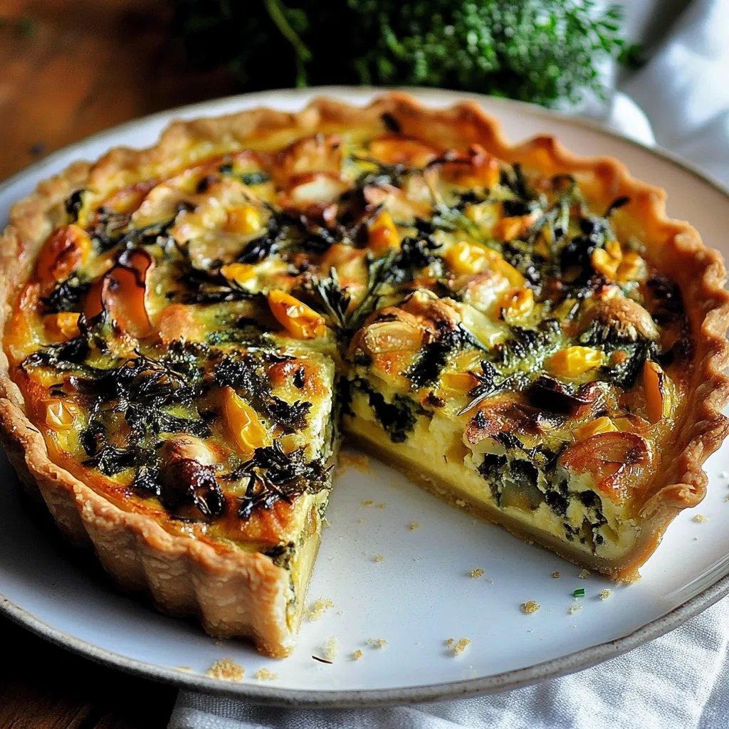Quiche mit Grünkohl und Möhren